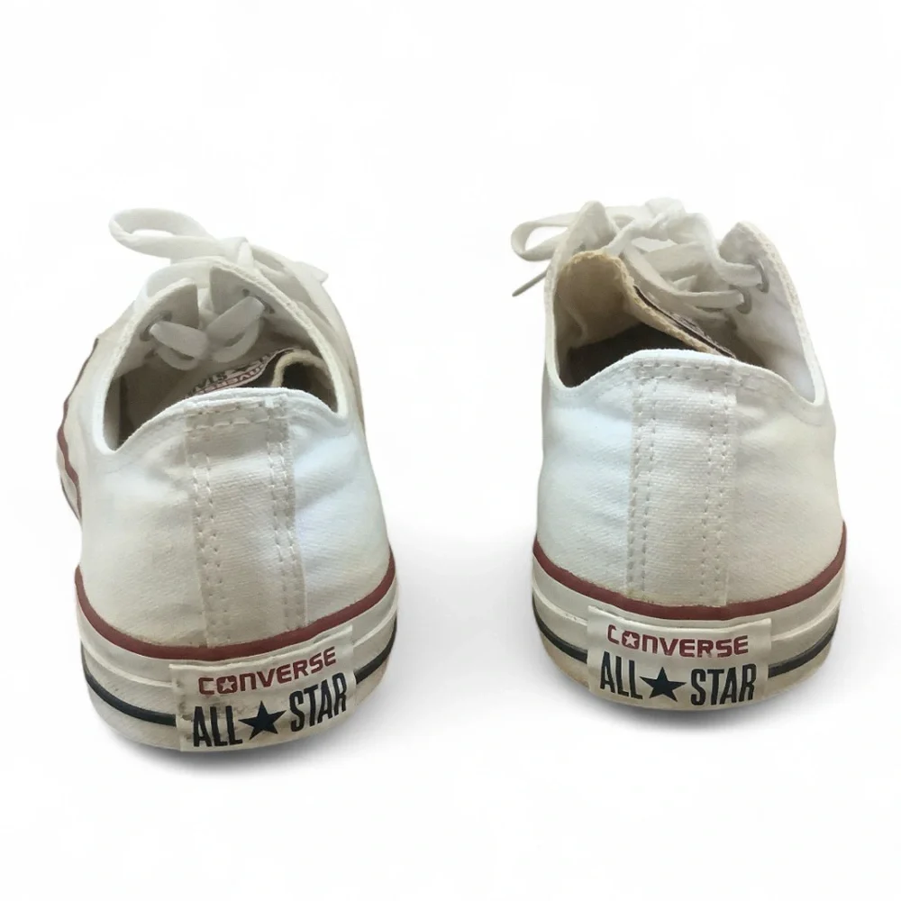 Converse Chuck Taylor All-Star Low Top Sneakers White Size 10.5 Men 12.5 Women - Picture 5 of 8